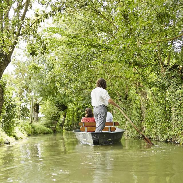 Balade en barque Marais poitevin