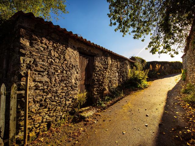 Vouvant ruelles dans la cité médiévale