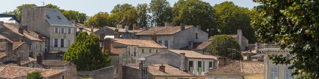 Vue sur le centre historique de Fontenay-le-Comte