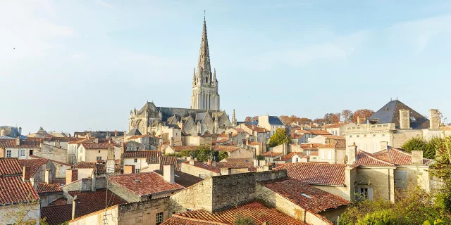 Vue aérienne Fontenay-le-Comte - Notre-Dame