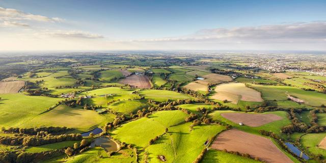 Bocage Vendéen vue aérienne