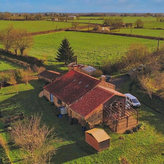 Ecolieu La Gataudière vue aérienne