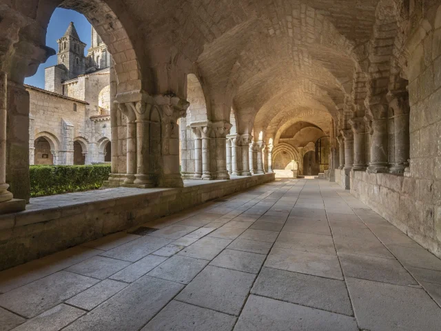 Abbaye de Nieul-sur-l'Autise, visite du cloître